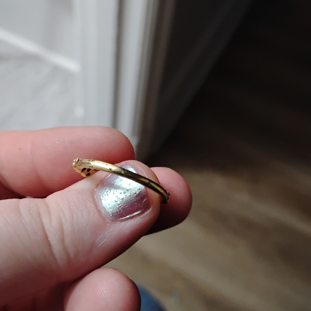 Elegant Dainty Pandora Gold-plated Wedding Band 💖💖💖 - Picture 7 of 9
